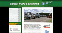 Desktop Screenshot of mwtrucksandequipment.com