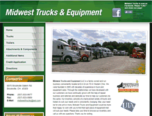 Tablet Screenshot of mwtrucksandequipment.com